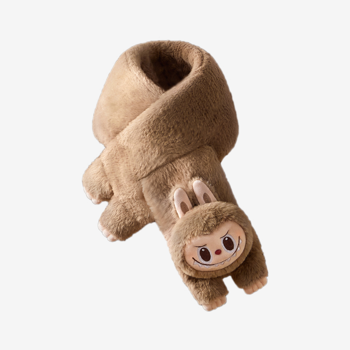LABUBU Warm Fluffy Holiday Series- Plush Scarf