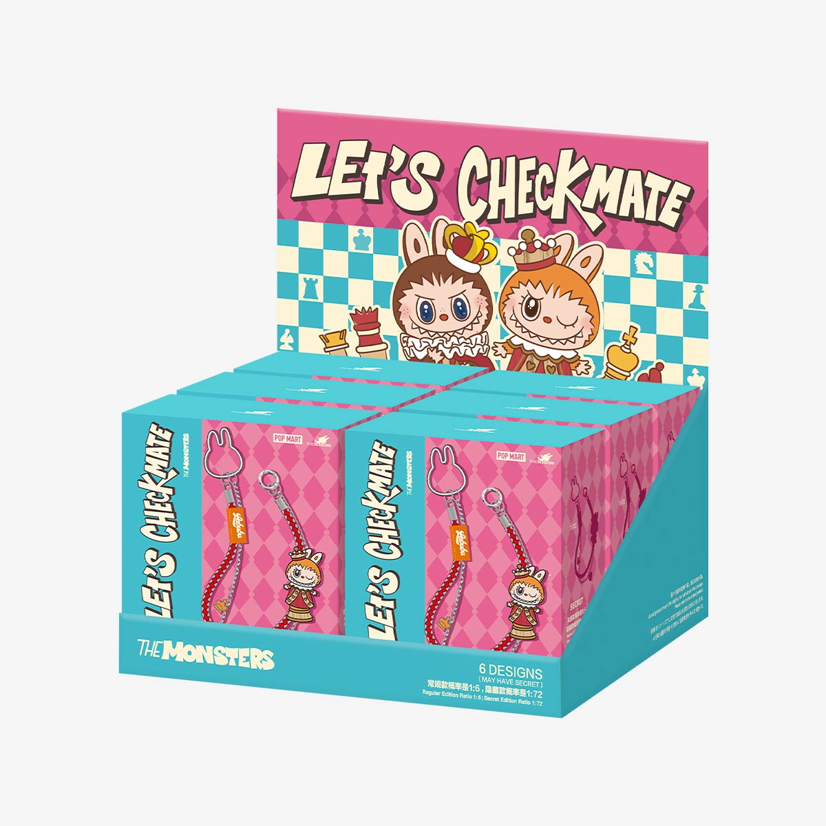 THE MONSTERS Labubu Let’s Checkmate Series – Pendant Blind Box